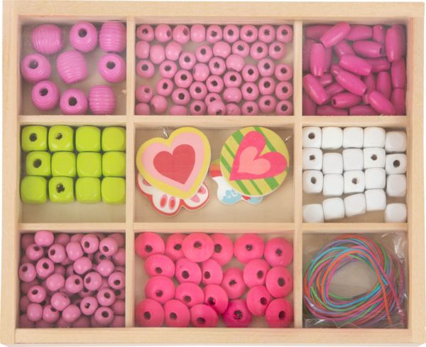 Gioco in legno Legler – Set di perle da infilare