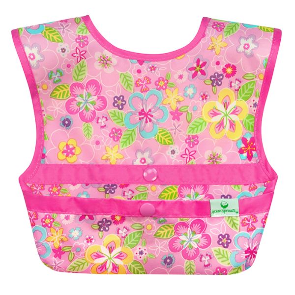 Set da 3 Bavaglini impermeabili snap & go Green Sprouts in vari colori 9-18 mesi