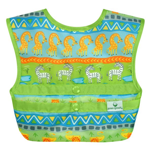 Set da 3 Bavaglini impermeabili snap & go Green Sprouts in vari colori 9-18 mesi