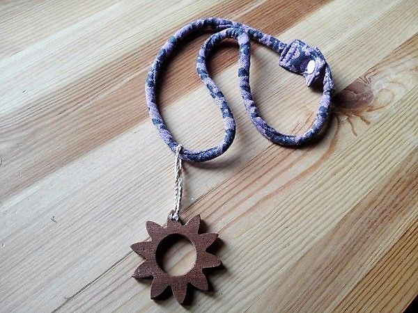 Collana Fascia lilla/Sole