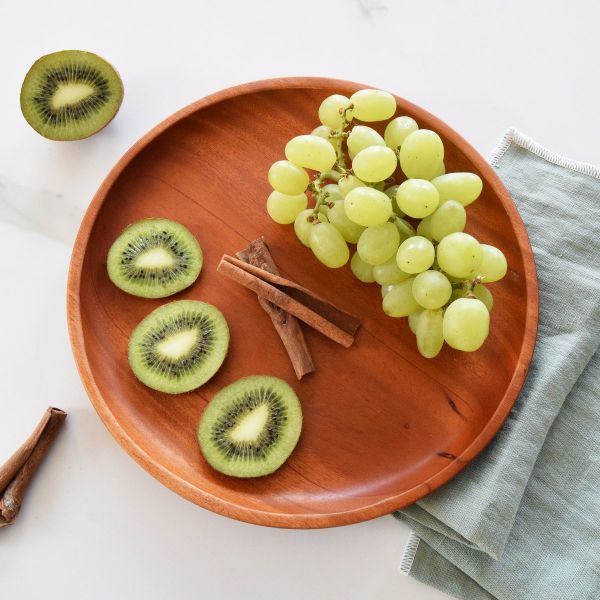 Piatto in legno Khaya Wood per secondi