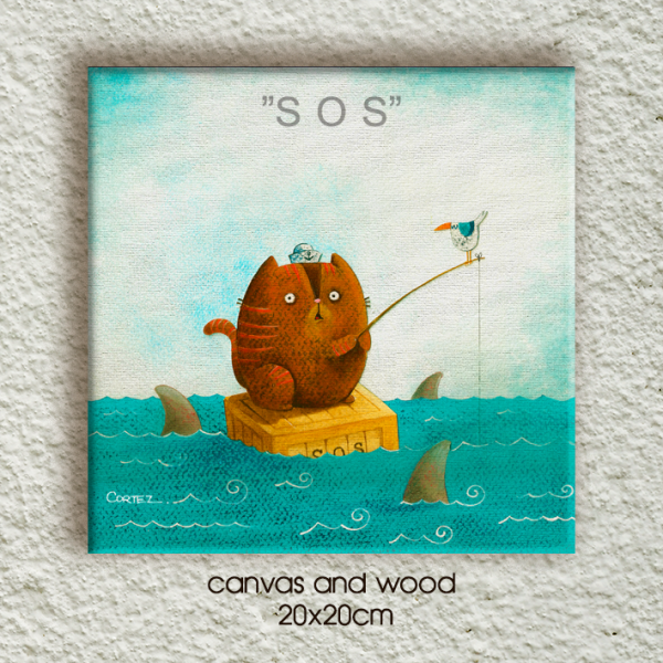 Accessori per la cameretta Colorandando - Quadretto - SOS