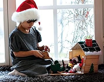 Gioco di stoffa Oskar e Ellen- Il laboratorio di Babbo Natale