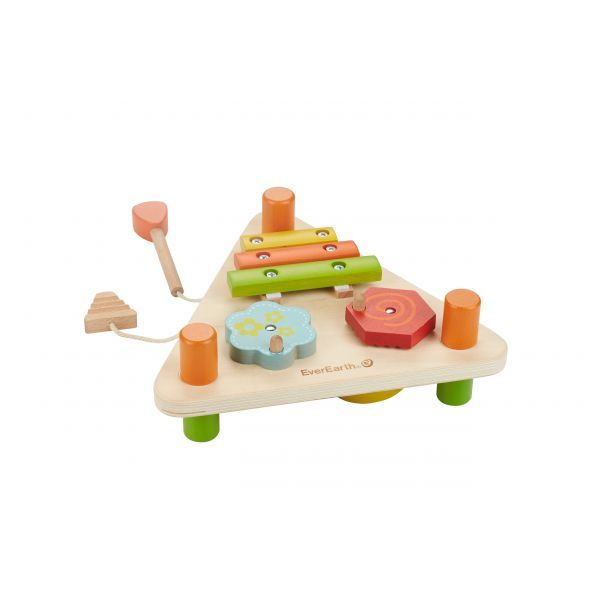 Gioco musicale in legno Everearth - Triangolo musicale