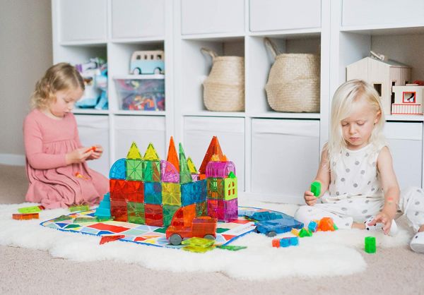 Contentiore per costruzioni magnetiche Magna tiles