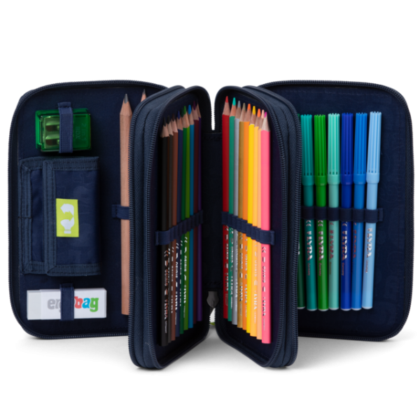 Astuccio rigido Ergobag per scuola elementare a 3 cerniere- BärRex