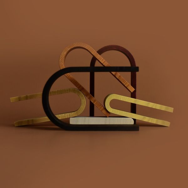 Gioco in legno MinMin Copenhagen – Big Rainbow Earthy