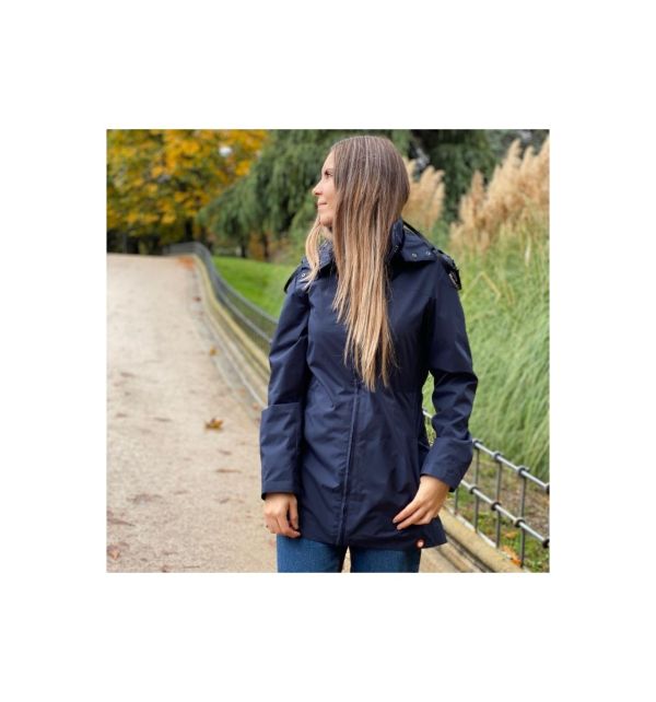 Giacca a vento impermeabile maternità e per portare Wombat - Numbat go Marino