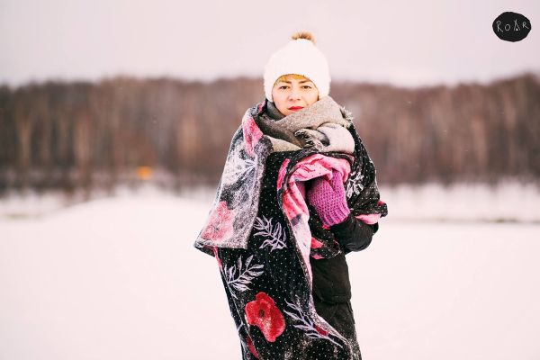 Fascia Portabebè - Roar - Coquelicots Le Roige et le Noir