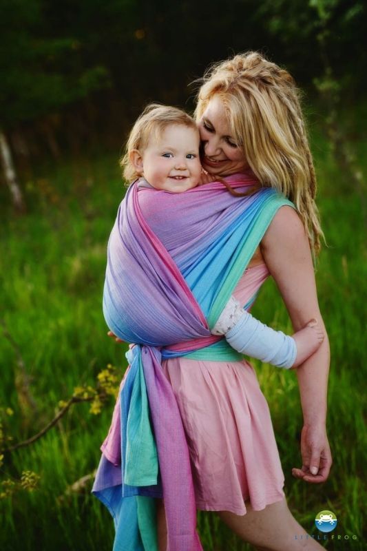 Fascia portabebè Little Frog- Bamboo Iolite