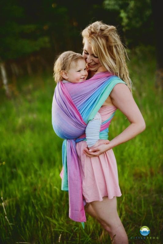 Fascia portabebè Little Frog- Bamboo Iolite