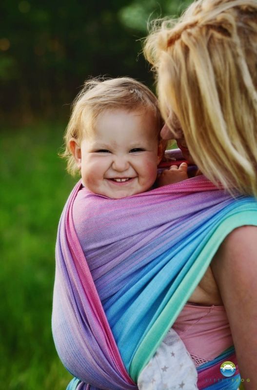 Fascia portabebè Little Frog- Bamboo Iolite