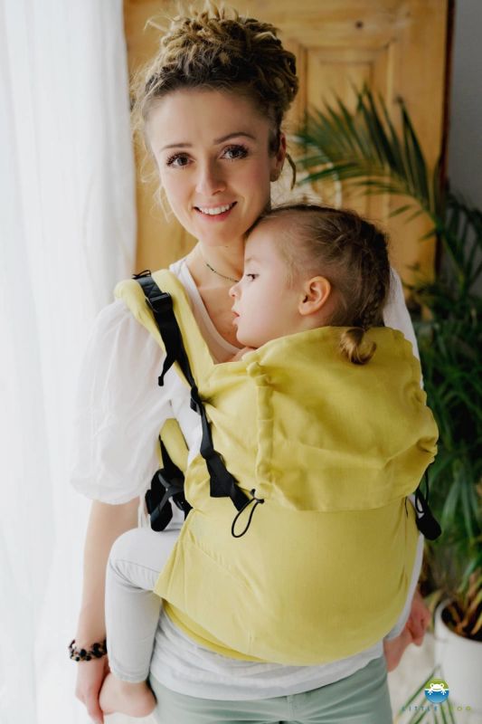 Marsupio ergonomico Little Frog- Preschooler Amalfi Lemons (Lino)
