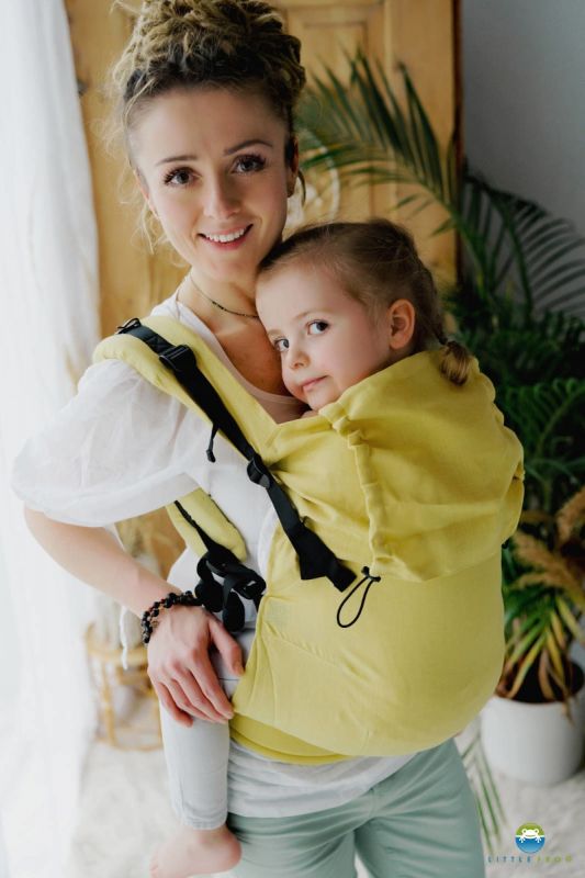 Marsupio ergonomico Little Frog- Preschooler Amalfi Lemons (Lino)