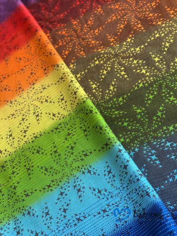 Fascia portabebè - Beloved Slings - Arcoiris Black
