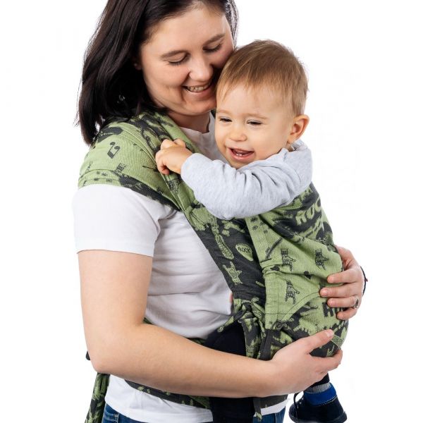 Fidella Fly Click Plus Half Buckle Toddler - Rock n Rolla Green Splash