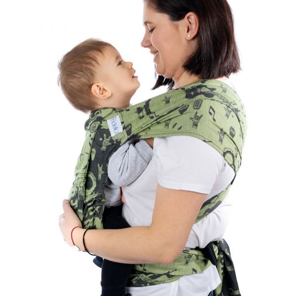 Fidella Fly Click Plus Half Buckle Toddler - Rock n Rolla Green Splash