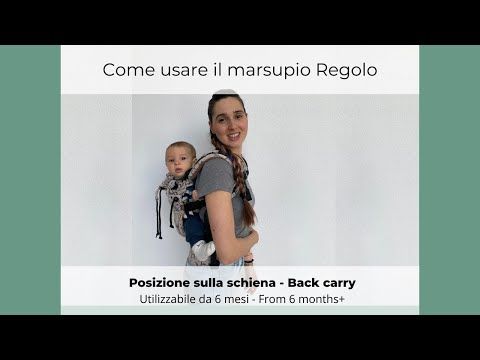 Marsupio Ergonomico Babymonkey - Regolo - Essential Marrone Misura Originale