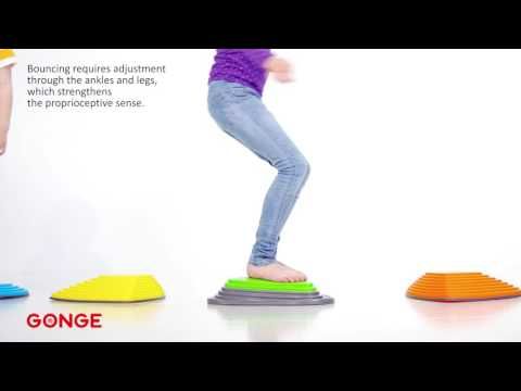 Gioco di movimento Gonge - Bouncing River Stone Set