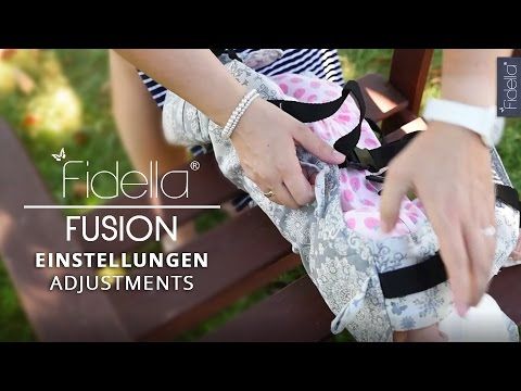 Marsupio Ergonomico Fidella Fusion Full buckle Baby size - Chevron Mint