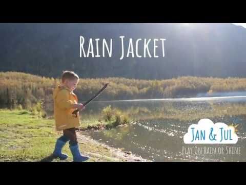Giacca impermeabile da bambino Jan & Jul- Con rivestimento in pile in vari colori