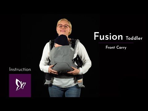 Marsupio Ergonomico Fidella Fusion 2.0 Full Buckle toddler size- Chevron Black
