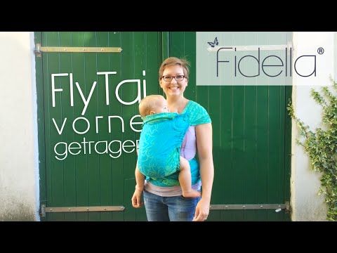 Fidella Fly Tai Baby Size- Mei tai Giraffe - Anthracite