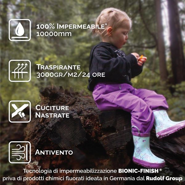 Pantalone impermeabile Jan & Jul con rivestimento in pile- vari colori