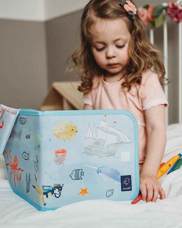 Libro lavagna Jaq Jaq Bird - Sea Life