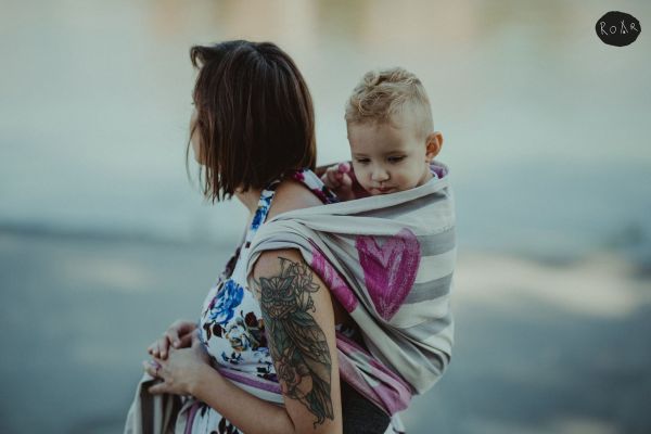 Fascia Portabebè - Roar - L'Amour Cyclamen