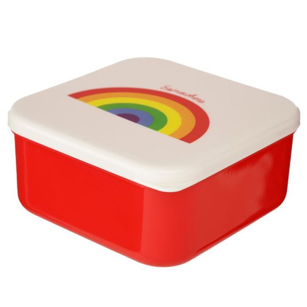Set di 3 contenitori porta pranzo Puckator - Somewhere Rainbow