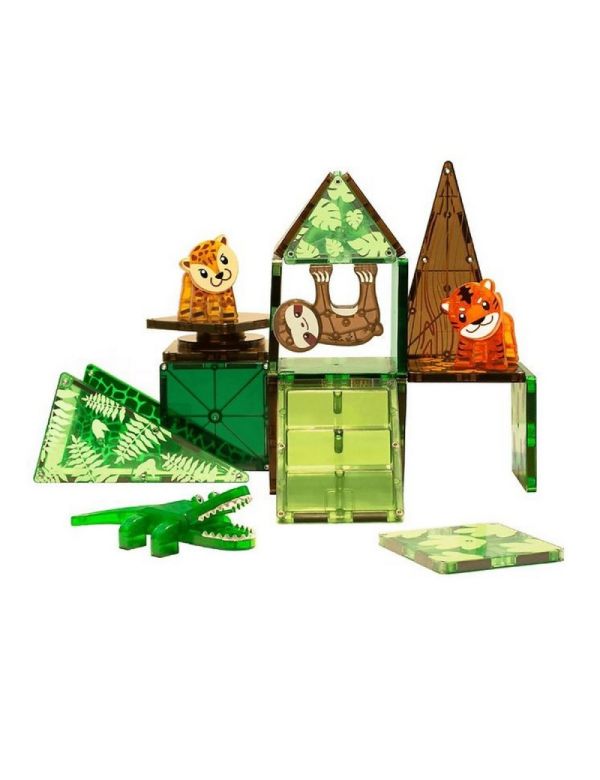 Playgro Set Regalo Animali Giungla - 7 Pezzi Sonagli E Anelli Dentizione