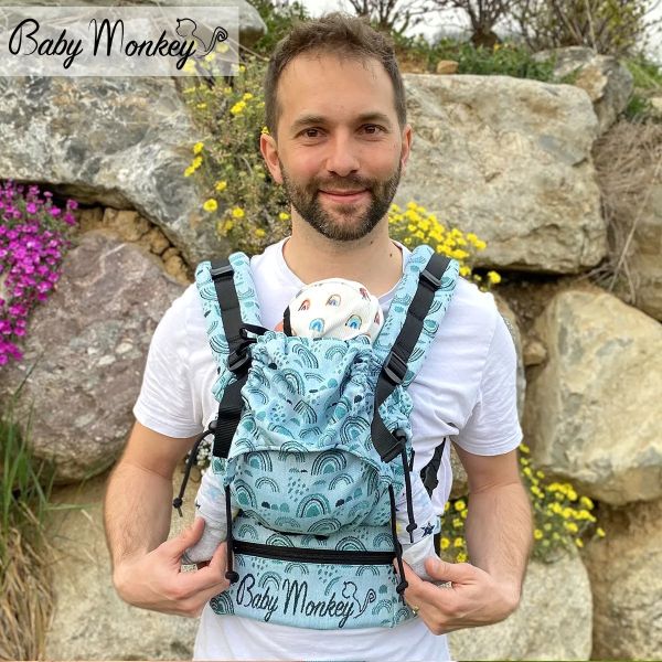 Marsupio Ergonomico - Regolo - Rainbow, supporti babywearing