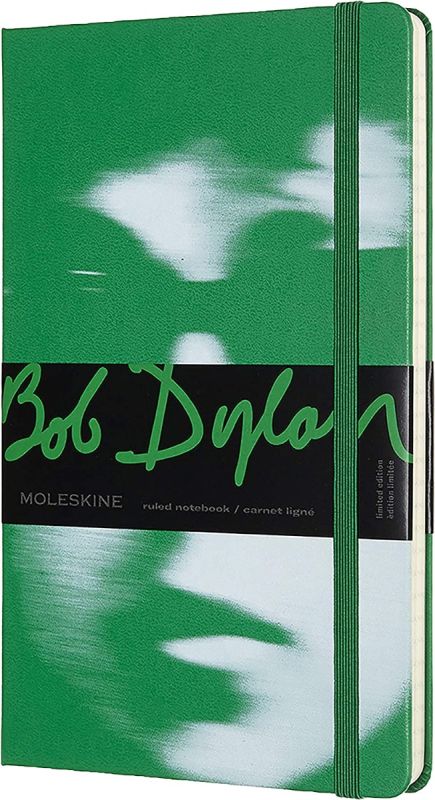 Taccuino Moleskine con copertura rigida 13X21CM verde- Bob Dylan