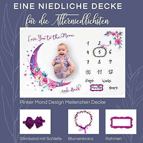 Accessorio prima infanzia Baby Milestone- Copertina per i mesi del Neonato