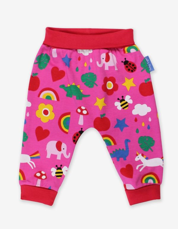 Pantaloni da bambino in cotone biologico Toby Tiger – Yoga Pants in vari colori
