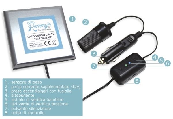 REMMY - SINGOLO per macchine CON start and stop