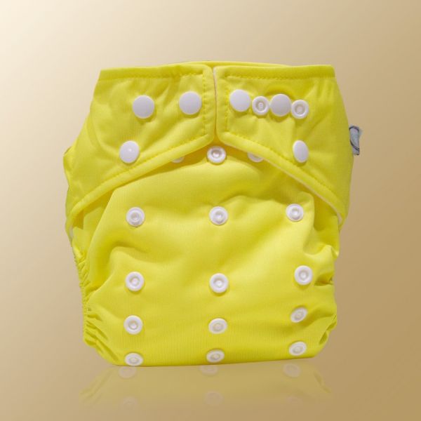 Pannolino lavabile Seta Buretta - Pocket con bottoni SENZA inserti - in vari colori