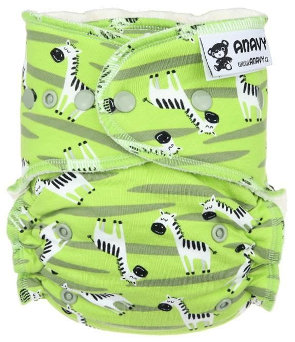 Pannolino lavabile Anavy - Fitted con bottoni in vari colori