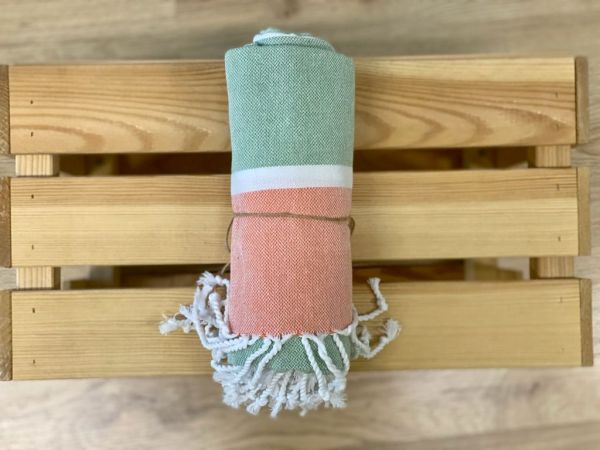 Teli Turchi Peshtemal-  Duo Pastel vari colori accessori per il mare