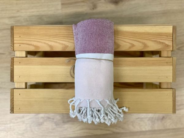 Teli Turchi Peshtemal-  Duo Pastel vari colori accessori per il mare