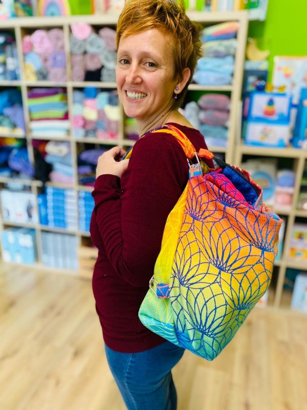 Borsa in tessuto di fascia Porto in vari colori borsa con tracolla
