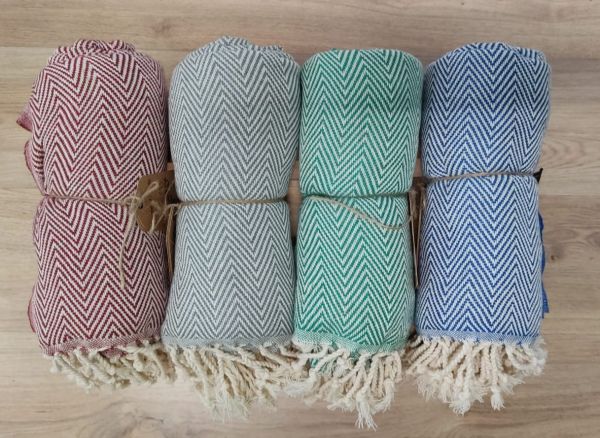 Teli Turchi Peshtemal - Onda marina in vari colori