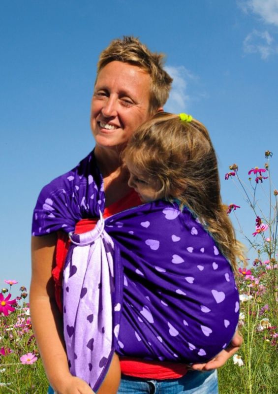 Fascia ad anelli Porto - Purple hearts