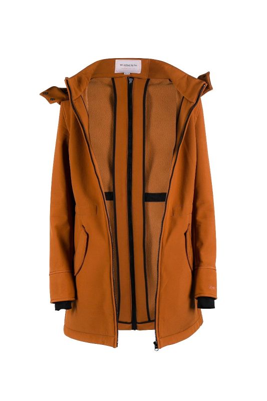 Giacca maternità e per portare Wombat Shell - Caramel 4 in 1