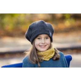 Passamontagna Pickapooh - Cappello per bambini in lana biologica Max-Fucsia