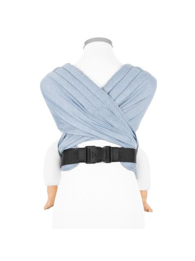 Fidella Fly Click Plus Half Buckle Toddler - Lines light blue