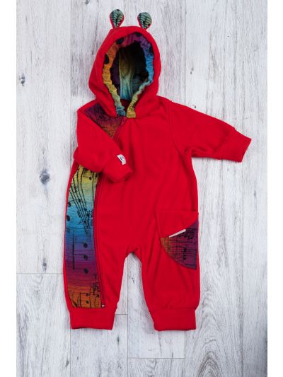 LennyLamb-Tutone in pile Red with Symphony rainbow dark 