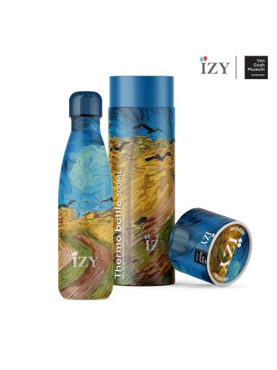 Borraccia termica 500ml Izy Bottles in acciaio- Wheatfield