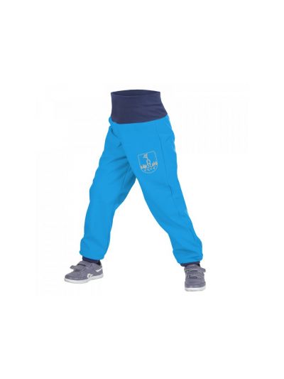 Pantalone da bambino in softshell impermabile Unuo- Azzurro